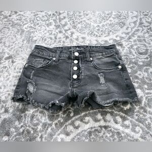 Wild Fable Black Distressed Jean Shorts